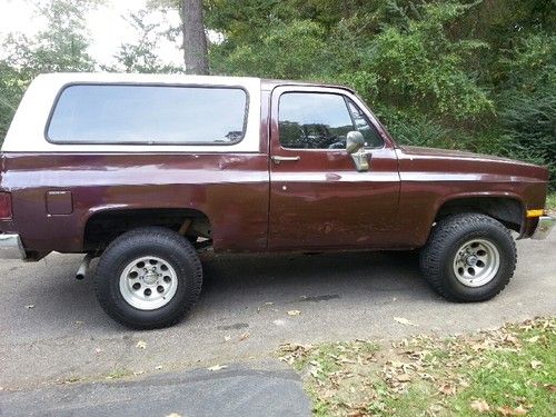 1983 chevrolet chevy k5 blazer diesel 4x4 auto very rare good shape daily driver