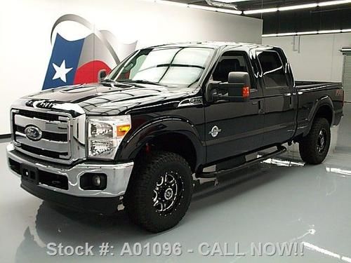 2012 ford f-250 crew cab diesel fx4 4x4 leather 15k mi texas direct auto