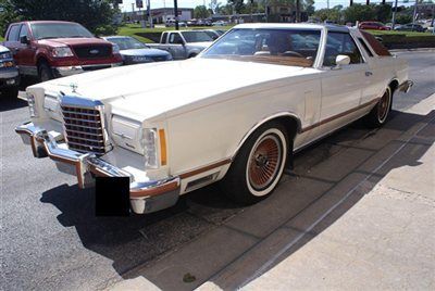 1978 ford thunderbird diamond jubilee edition t-tops leather hard to find white!