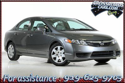 2010 civic lx trim 5-spd auto front wheel drive metallic paint goodyears crcars