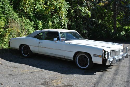 1975 cadillac eldorado convertible 2-door 8.2l