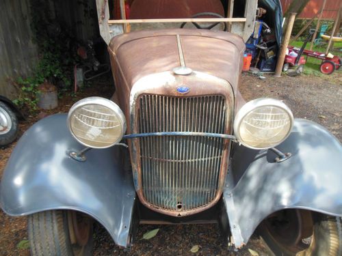 Rare 1932 ford bb c cab fuel oil tanker truck roadster pickup cowl hot rod rat