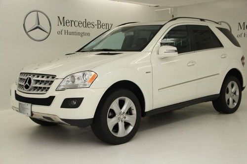 11 ml350 suv 4matic awd v6 bluetec dvd cd heated seats sunroof white