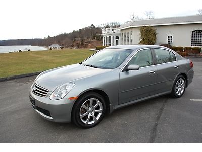 2006 infiniti g35x sedan awd 4x4 only 63k miles very clean xenon heated seats