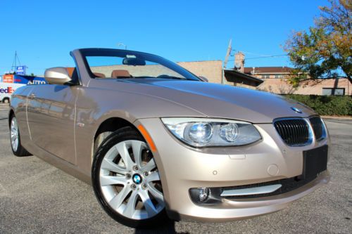 2013 bmw 328i premium convertible 2-door 3.0l!no reserve!only 5600 miles on it!