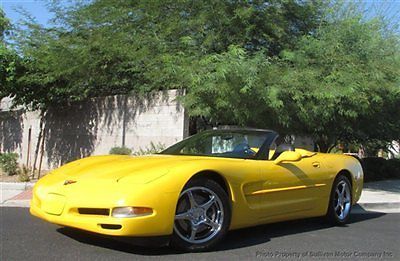 Chevrolet corvette convertible from sunny arizona call matt 480-628-9965