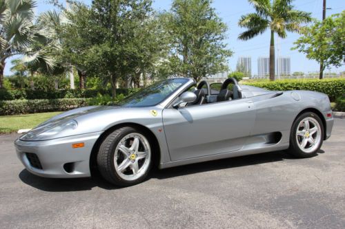 2003 ferrari 360 spider convertible 2-door 3.6l