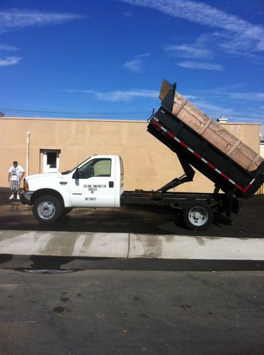 2000 ford f450 super duty xl dump truck