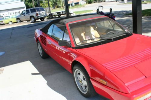 Nice ferrari mondial convertible spider, 65k miles, runs and drives great!