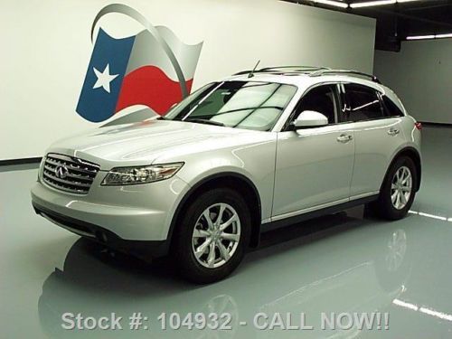 2008 infiniti fx35 sunroof heated leather rear cam 57k texas direct auto