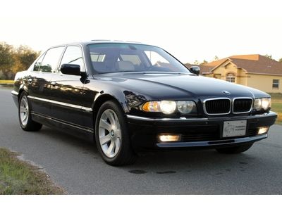 01 750il rare v12 full navi like 740i 740il 760i s600 m5 m3 clean florida car