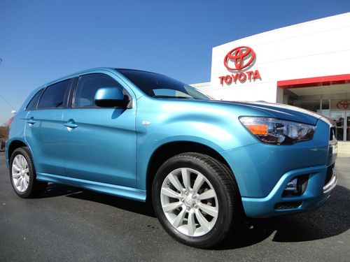 2011 outlander sport se 4x4 laguna blue heated seats 1 owner clean carfax video