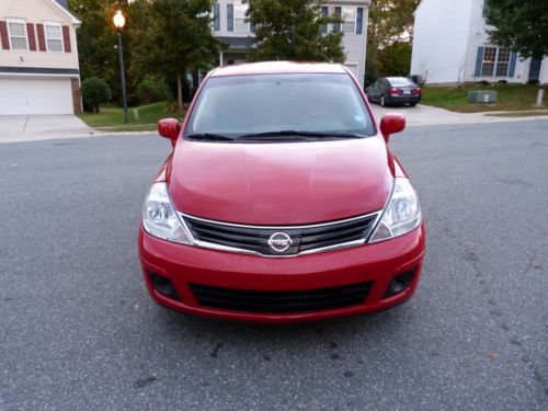2011 NISSAN VERSA 1.8,AUTO,ICE COLD AIR,ONE OWNER,RED,HATCHBACK,WOW!!!, US $9,500.00, image 4