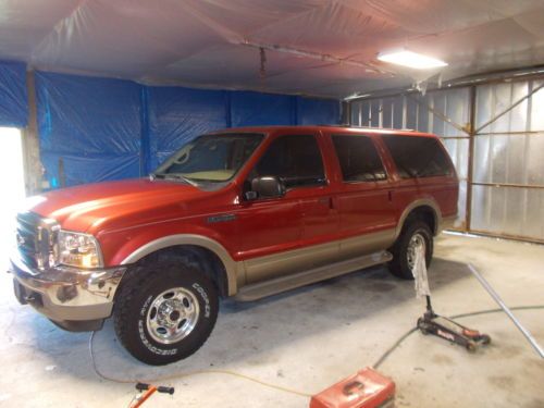 01 ford excursion 4x4 limited 8 pass. new tires v-10 cheap drive home