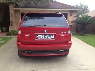 Bmw x5 red