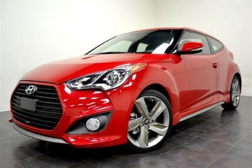 2013 hyundai veloster~turbo~loaded~htd lea~navi~cam~pano~1k mi only~we finance