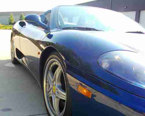 2004 FERRARI 360 SPIDER Blue F1 Tan Loaded Low Miles, US $105,999.00, image 8