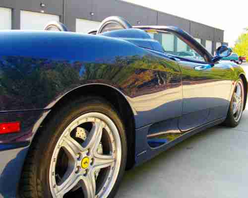2004 FERRARI 360 SPIDER Blue F1 Tan Loaded Low Miles, US $105,999.00, image 10
