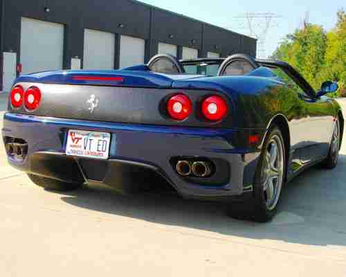2004 FERRARI 360 SPIDER Blue F1 Tan Loaded Low Miles, US $105,999.00, image 11