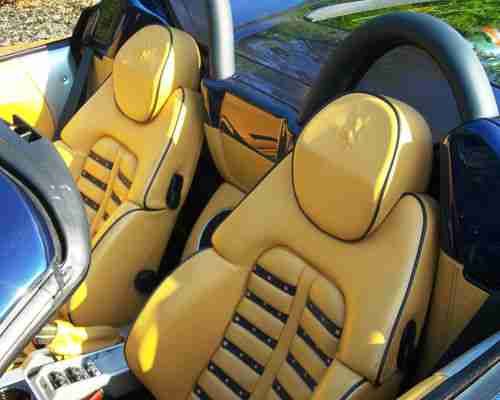 2004 FERRARI 360 SPIDER Blue F1 Tan Loaded Low Miles, US $105,999.00, image 21