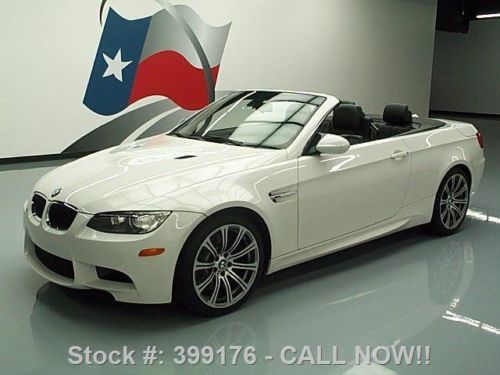 2011 bmw m3 convertible 6-spd leather 19&#034; wheels 22k mi texas direct auto