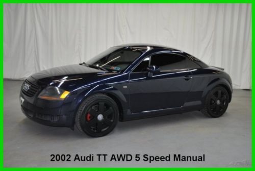 02 audi tt awd 5 speed manual no reserve