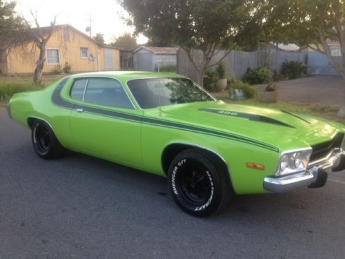 1973 roadrunner  auto 400 disc brakes project