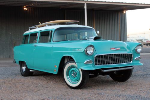 1955 chevy 210 handyman 2 door gasser surf wagon