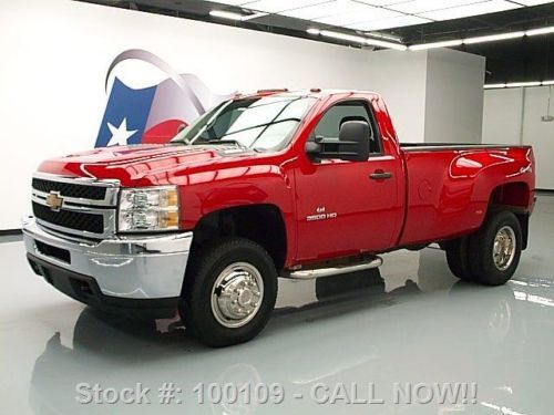 2013 chevy silverado 3500hd reg dually 4x4 long bed 23k texas direct auto
