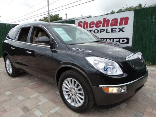 Black 2010 buick enclave cxl automatic leather one owner florida car 4-door  suv