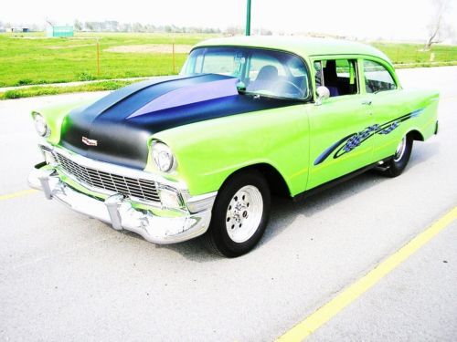 1956 chevy blown 350 tubbed sell-trd  custom classic street rod hot rod no rat