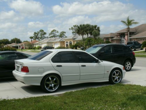 1998 328i, white four door