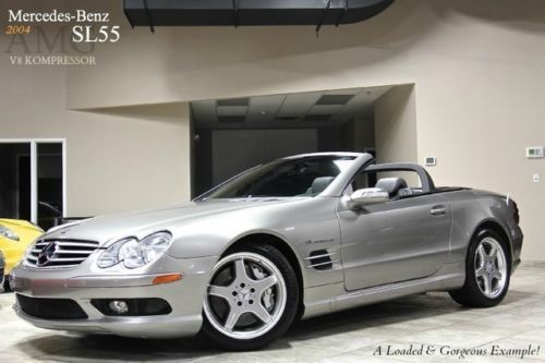 2004 mercedes benz sl55 amg original msrp $126k + keyless go heated/cooled seats