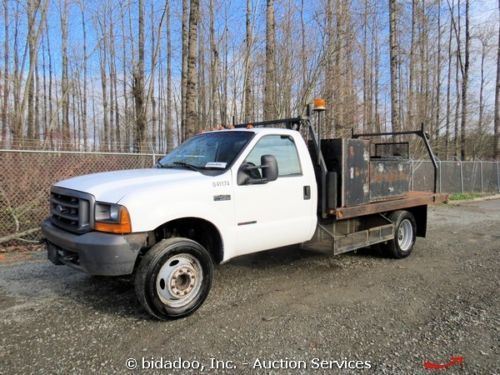 Ford f-450 regular cab s/a flatbed truck 7.3l turbo diesel automatic