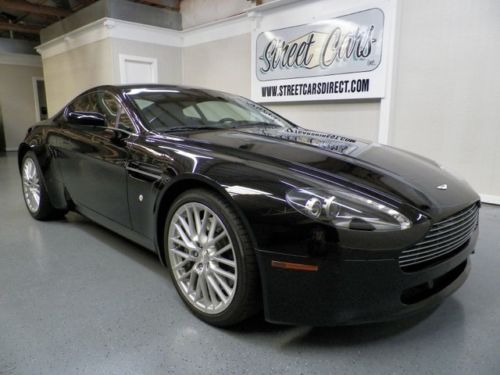 2009 aston martin v8 vantage coupe black/black