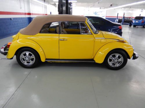 1977 volkswagen super beetle base convertible 2-door 1835cc