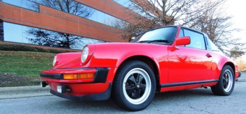 1982 Porsche 911 SC Targa 2-Door 3.0L, image 2