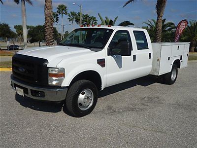 Drw diesel 4x4 crew cab utility box cd nice strong truck fl