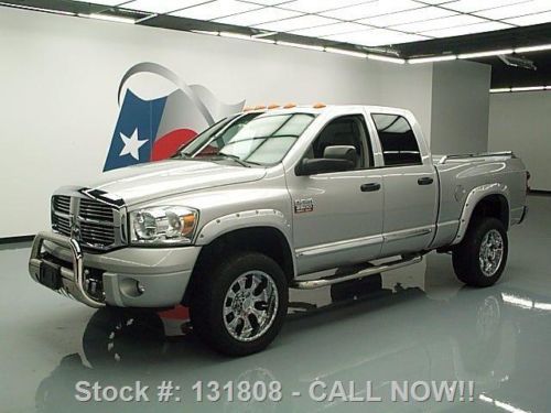 2008 dodge ram 2500 laramie diesel 4x4 leather 20&#039;s 17k texas direct auto