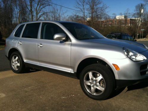 2004 porsche cayenne s - silver 50,800 miles - tiptronic