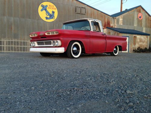 1960 chevy c10/apache short bed fleet side frame up shop truck build 52k miles