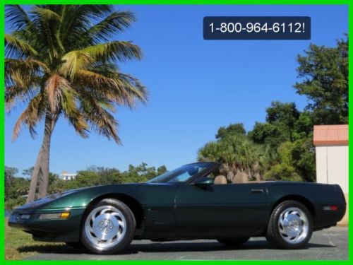 1995 chevrolet corvette convertible orig miles no reserve lt1 sharp florida