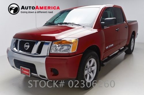 8k one 1 owner low miles 2013 nissan titan sv truck quad cab sv pkg side steps