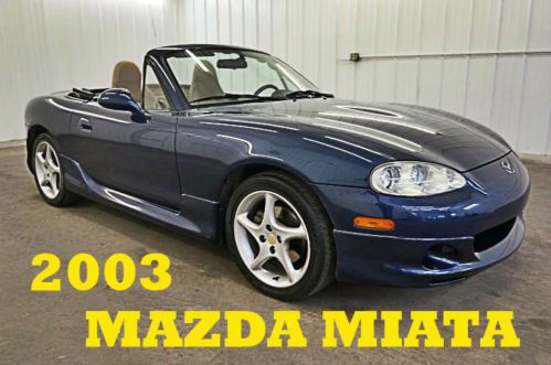 2003 mazda miata 61k low miles nardi convert leather lots of fun sporty nice!
