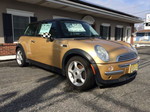 2003 mini cooper - solid gold - automatic - low miles - loaded