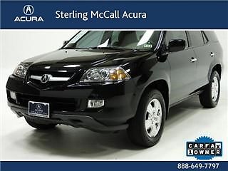 2006 acura mdx awd suv loaded sunroof leather heated seats third row seat wood!