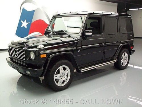 2003 mercedes-benz g500 4matic/awd sunroof nav 63k mi! texas direct auto