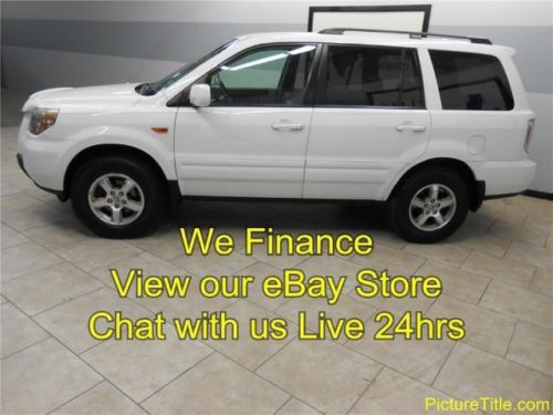 07 pilot ex-l leather heated seats sunroof 3rd row  we finance texas