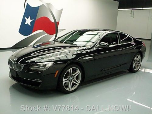 2012 bmw 650i lux seating vent seats sunroof nav 12k mi texas direct auto