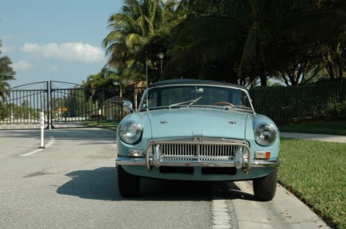 1963 mgb roadster # match first year of production